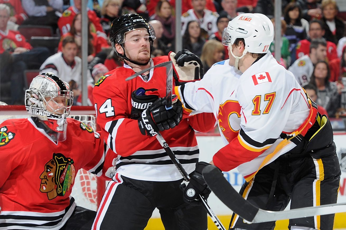 Calgary Flames v Chicago Blackhawks