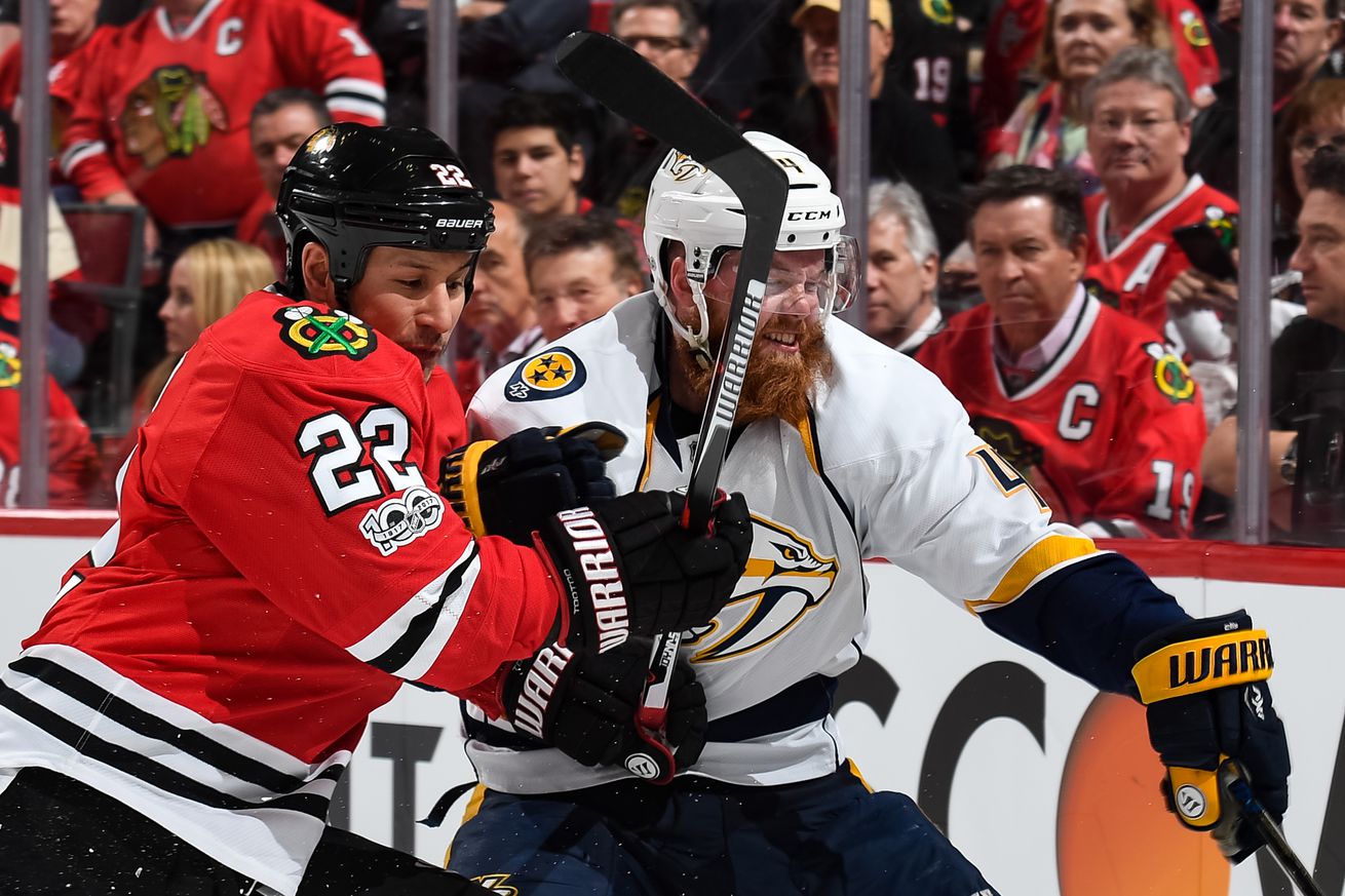 Nasvhille Predators v Chicago Blackhawks - Game One