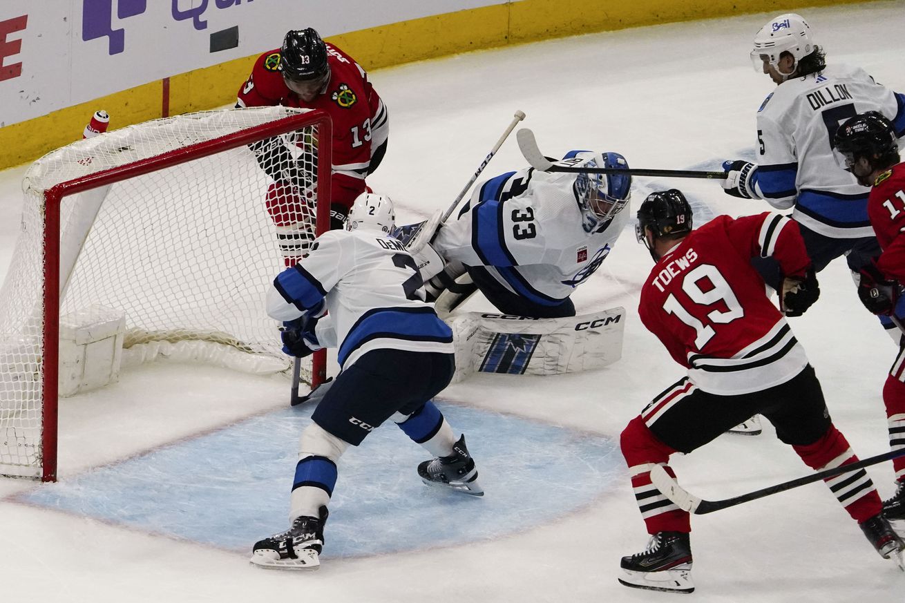NHL: Winnipeg Jets at Chicago Blackhawks
