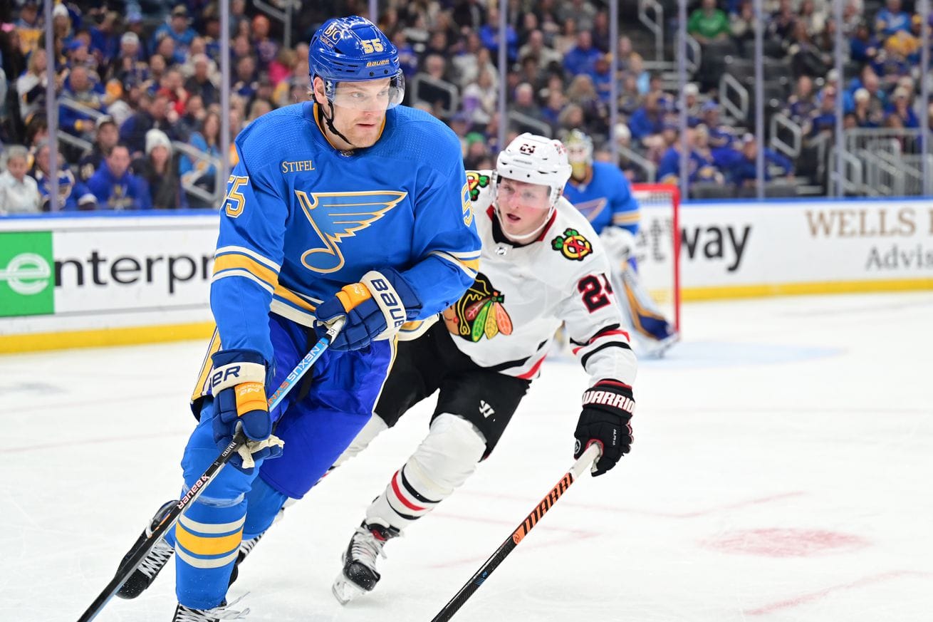 NHL: JAN 21 Blackhawks at Blues