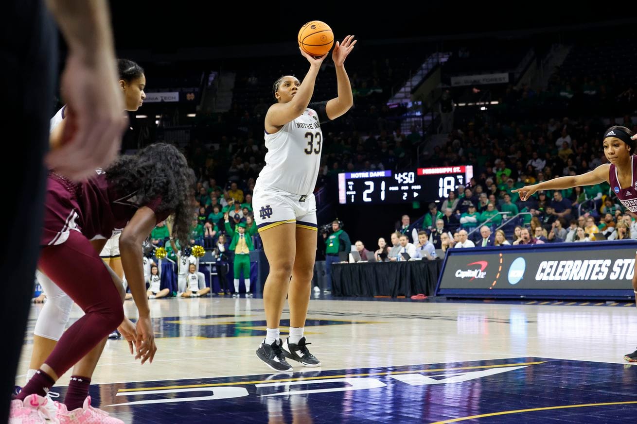 NCAA BASKETBALL: MAR 19 Div I Women’s Championship - Mississippi State vs Notre Dame