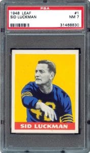 1948 sid luckman card