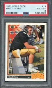 brett favre rookie card