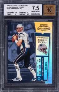 tom brady rookie card