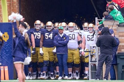 COLLEGE FOOTBALL: APR 22 Notre Dame Blue-Gold Game