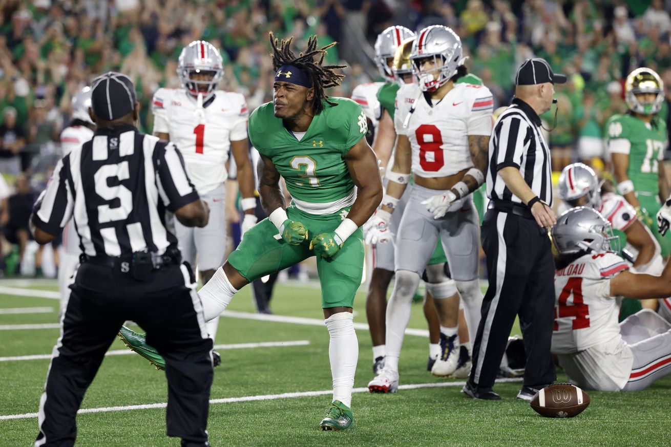 COLLEGE FOOTBALL: SEP 23 Ohio State at Notre Dame