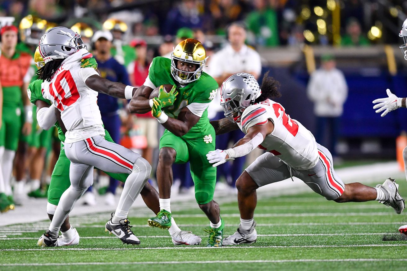 NCAA Football: Ohio State at Notre Dame