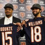 Chicago Bears 2024 first round picks Caleb Williams and Rome Odunze
