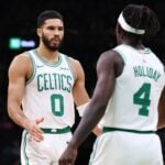 Jayson Tatum and Jrue Holiday are key parts of the Celtics New Year's Resolutions.
