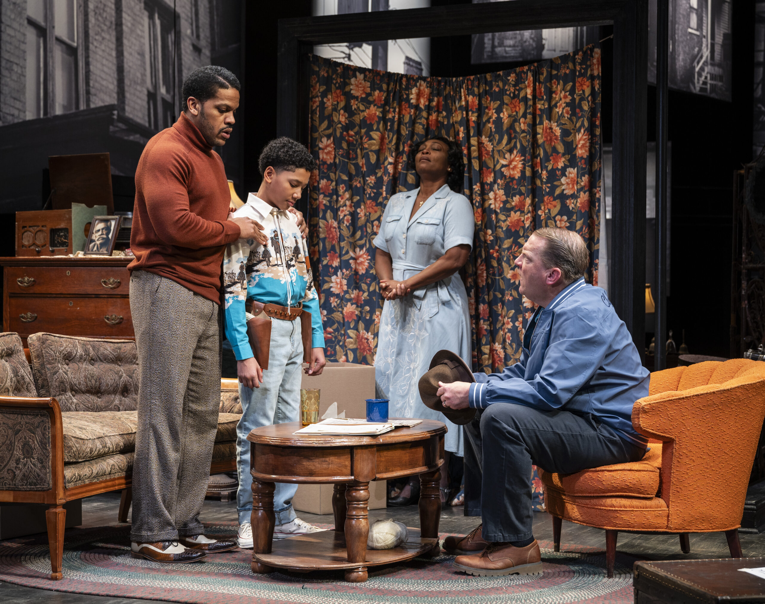 Brian Keys, Jeremias Darville, Shanésia Davis and Vincent Teninty in...