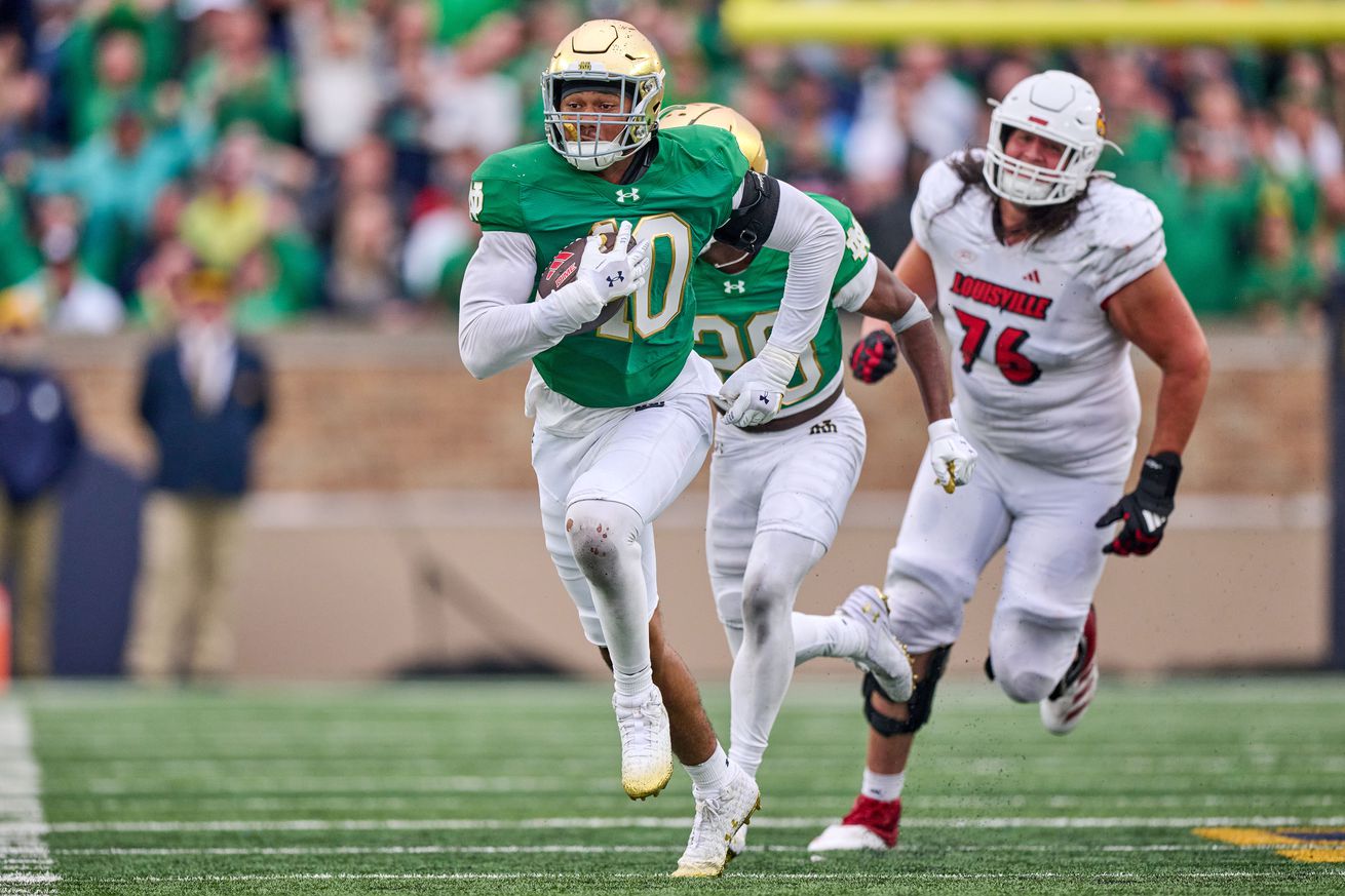 COLLEGE FOOTBALL: SEP 28 Louisville at Notre Dame
