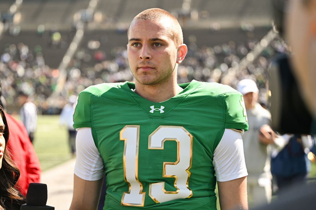 COLLEGE FOOTBALL: APR 12 Notre Dame Blue-Gold Game