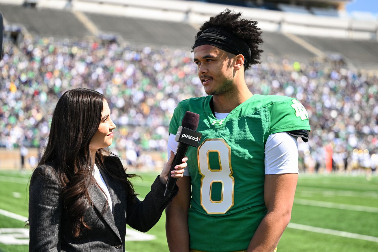 COLLEGE FOOTBALL: APR 12 Notre Dame Blue-Gold Game