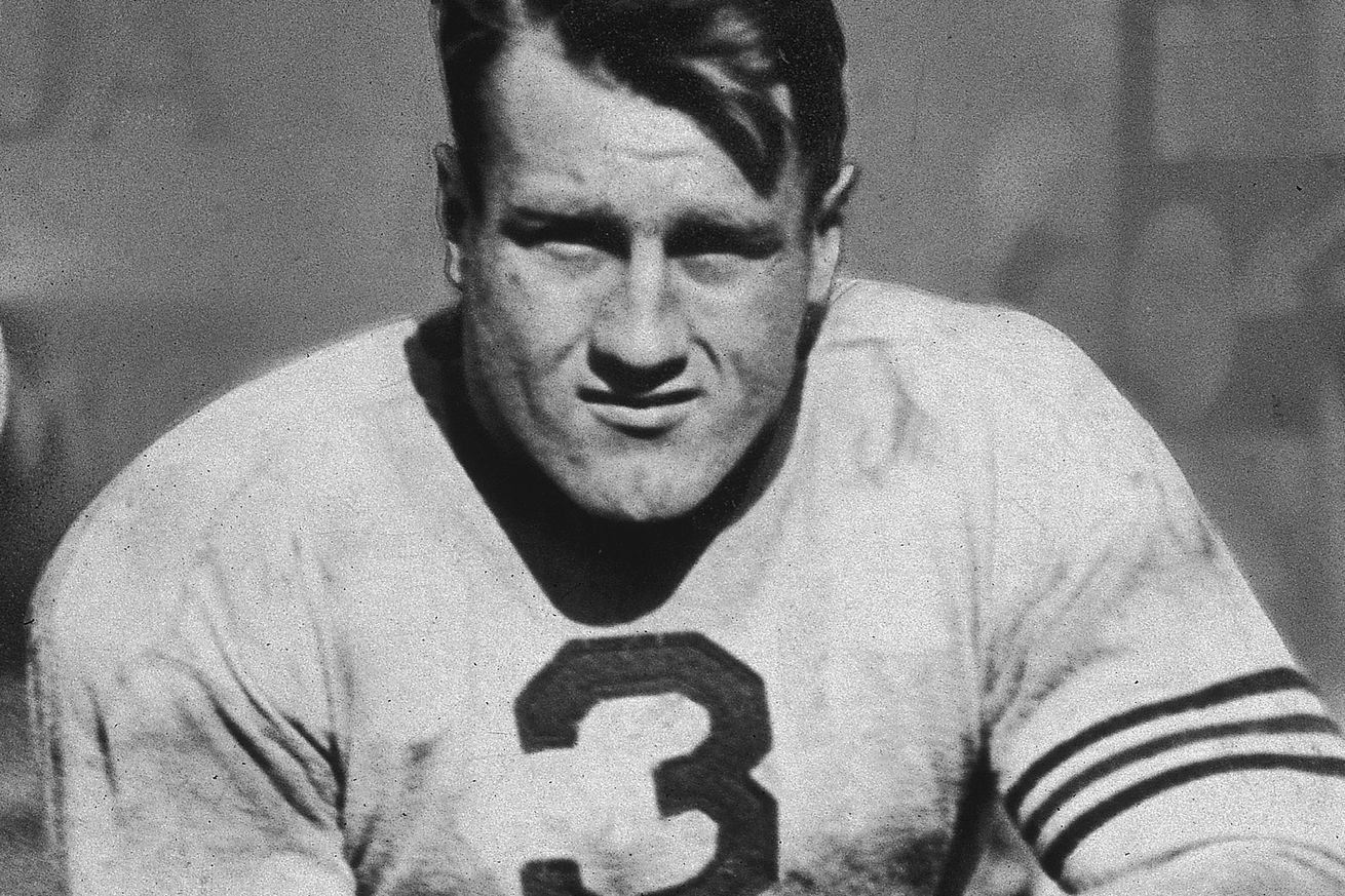 Football player Bronko Nagurski