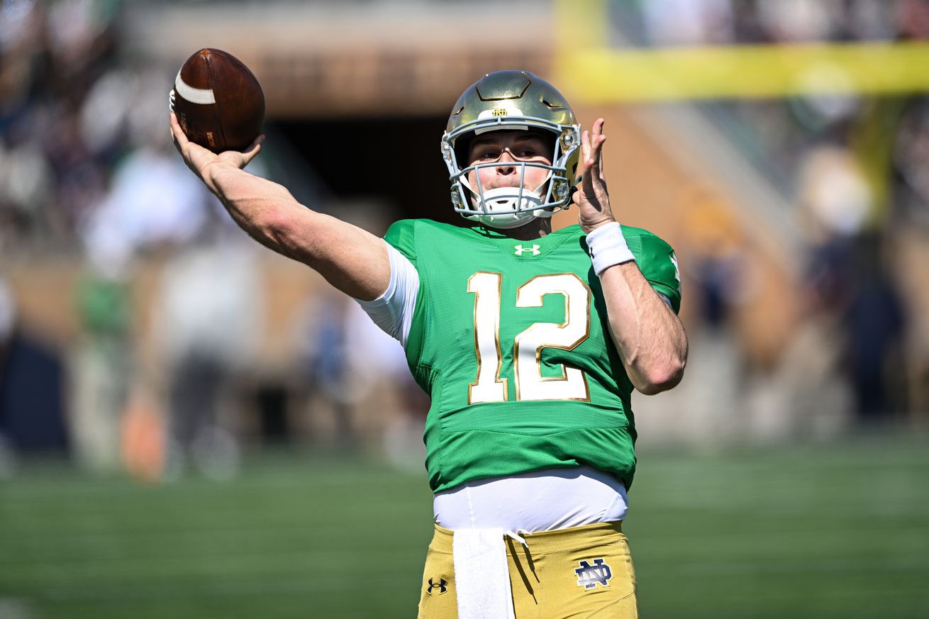 COLLEGE FOOTBALL: APR 12 Notre Dame Blue-Gold Game