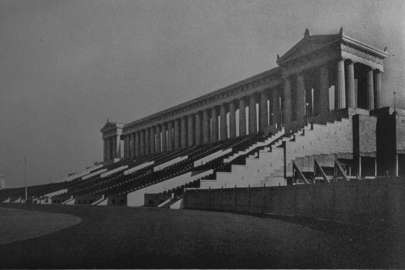 View Of The North Stand, Municipal Grant Park Stadium, Chicago, Illinois, 1925