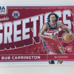 Bub Carrington Rookie basketball card