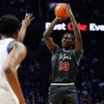 Rasheer Fleming is a projected first-round pick in the NBA draft.