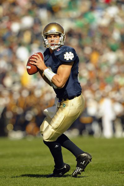 Brady Quinn pass