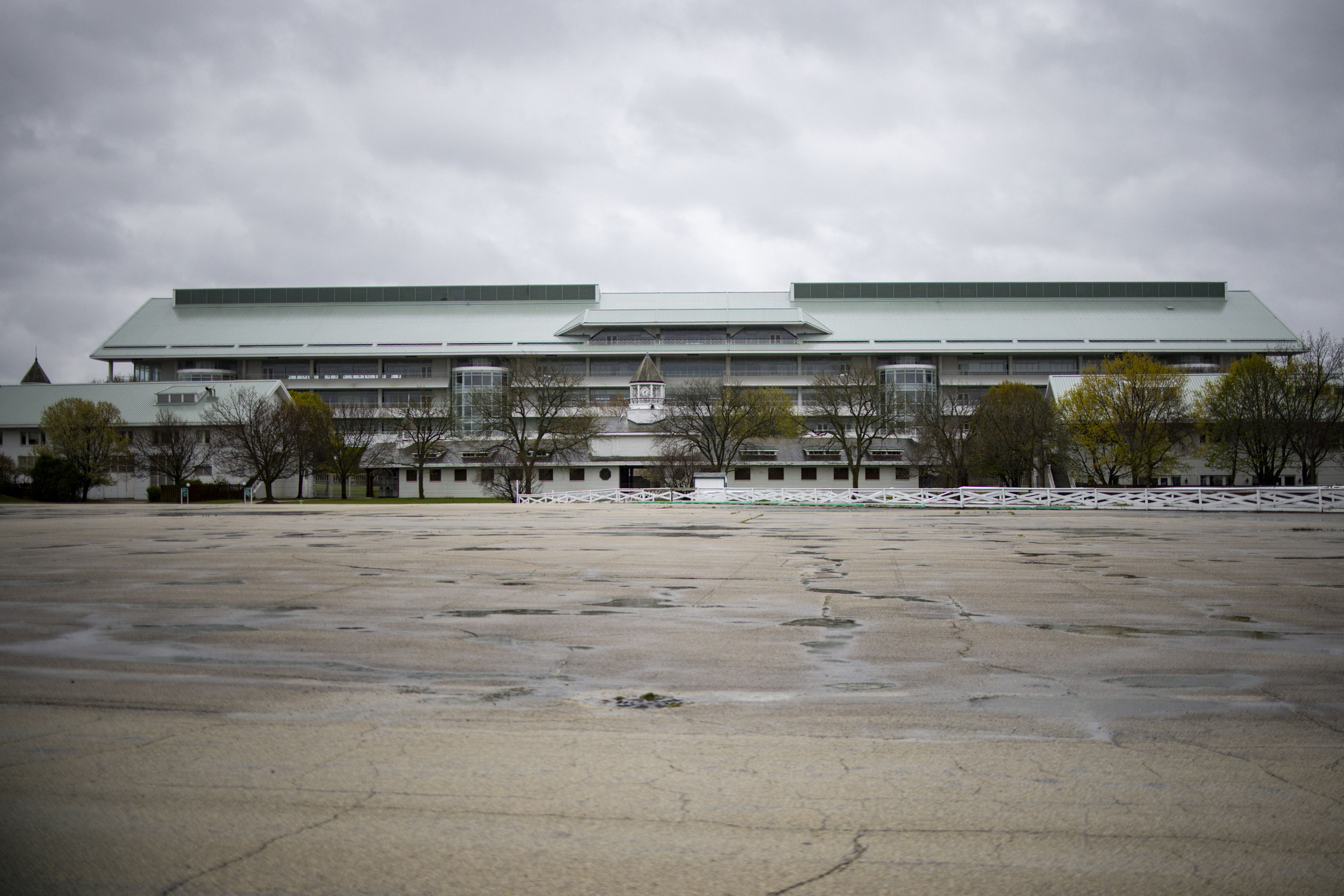 Arlington International Racecourse property in Arlington Heights is seen on...