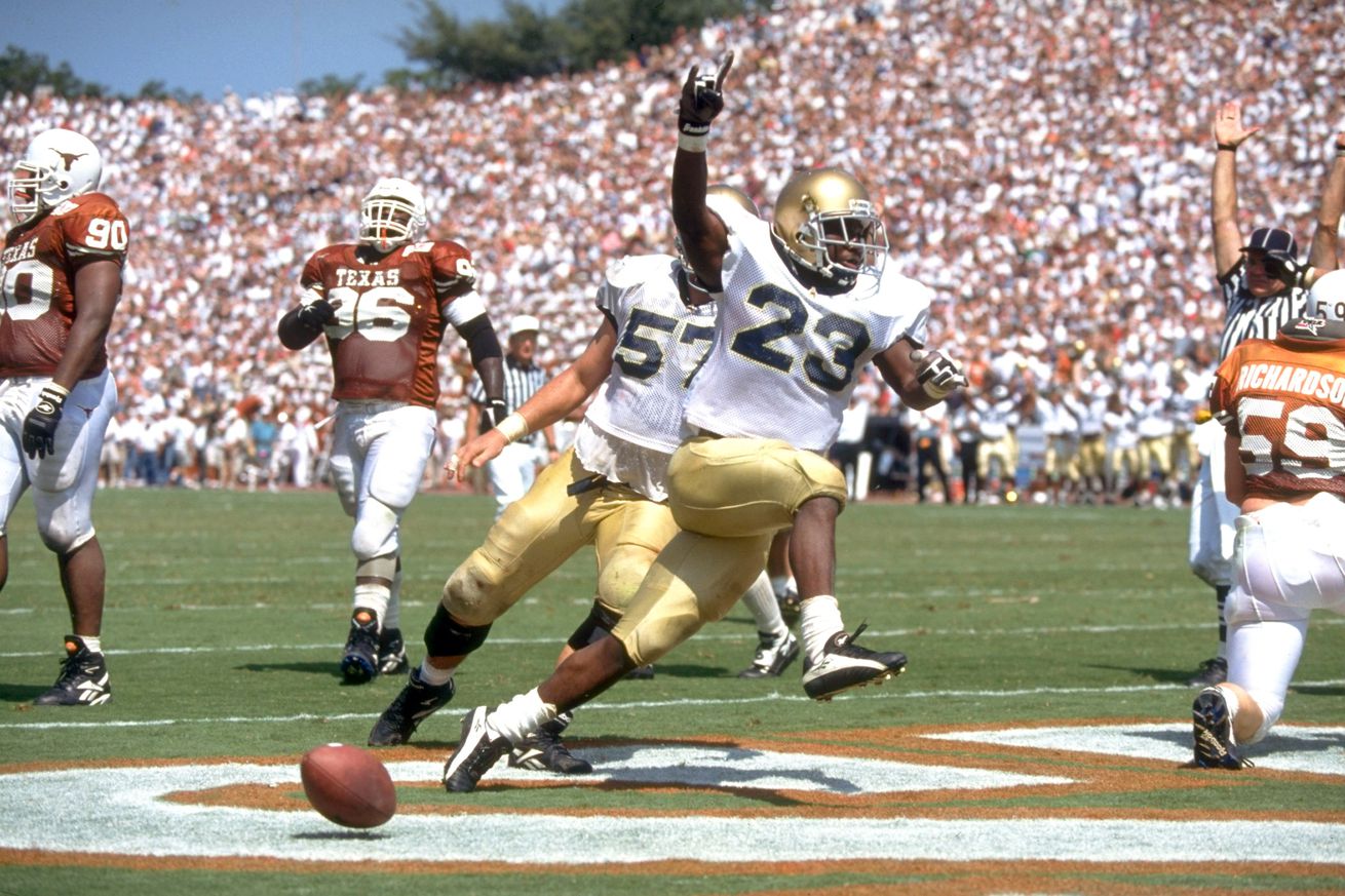 University of Texas vs Notre Dame University
