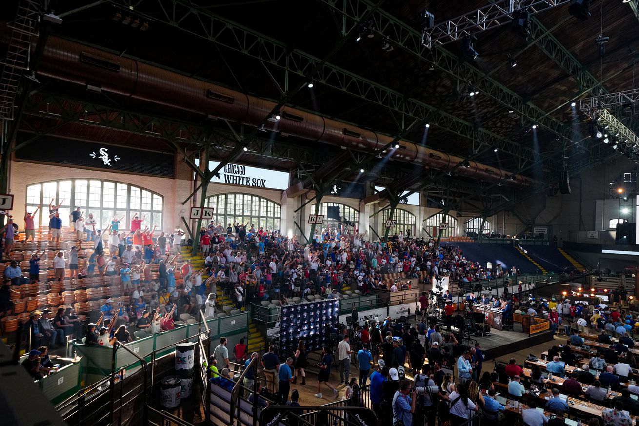 A view of Cowtown Coliseum after Hagen Smith is drafted by the Chicago White Sox with the fifth pick of the first round during the 2024 MLB Draft presented by Nike at Cowtown Coliseum on Sunday, July 14, 2024 in Fort Worth, Texas.