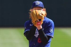 Dustin May has won the fifth starter spot for the Dodgers, Dave Roberts says.