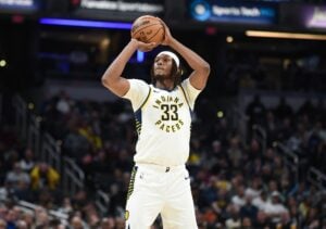 Indiana Pacers center Myles Turner