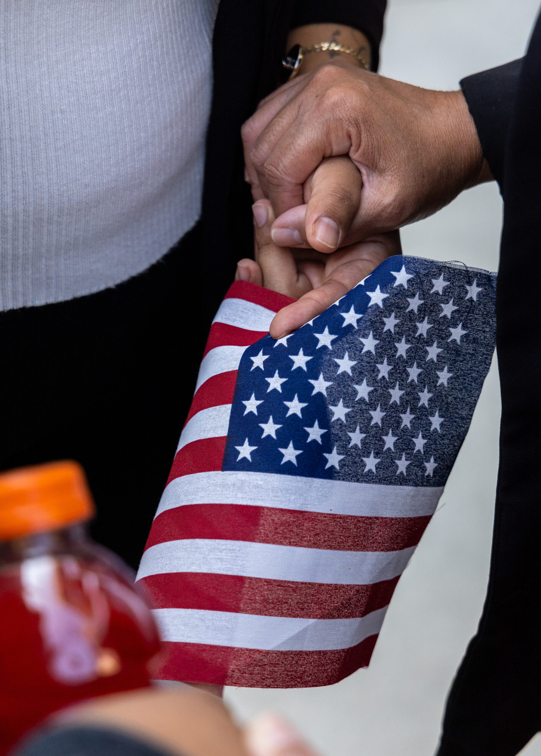 From left: Valeria Ruiz, 16, Maryori Urbina-Contreras, 24, and Julie...