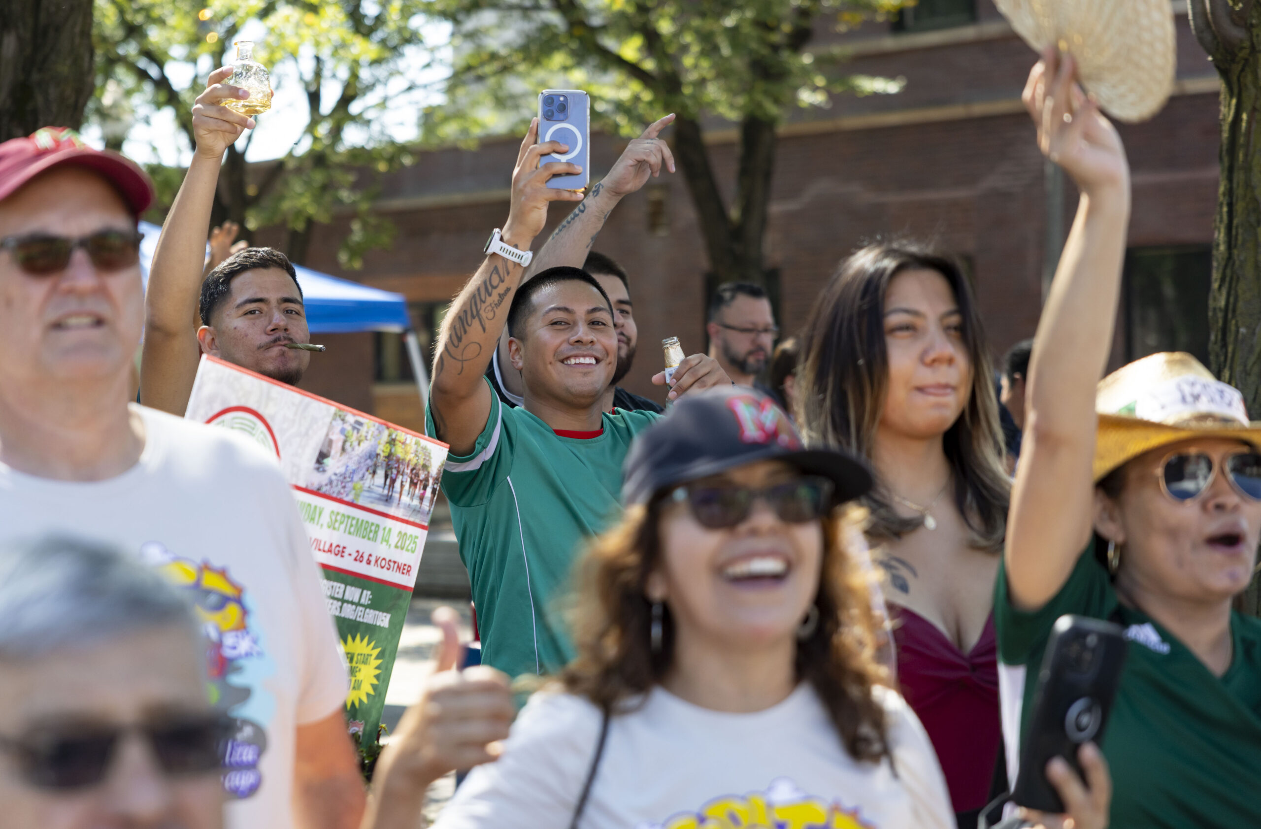 People watch the 54th annual 26th Street Mexican Independence Day...