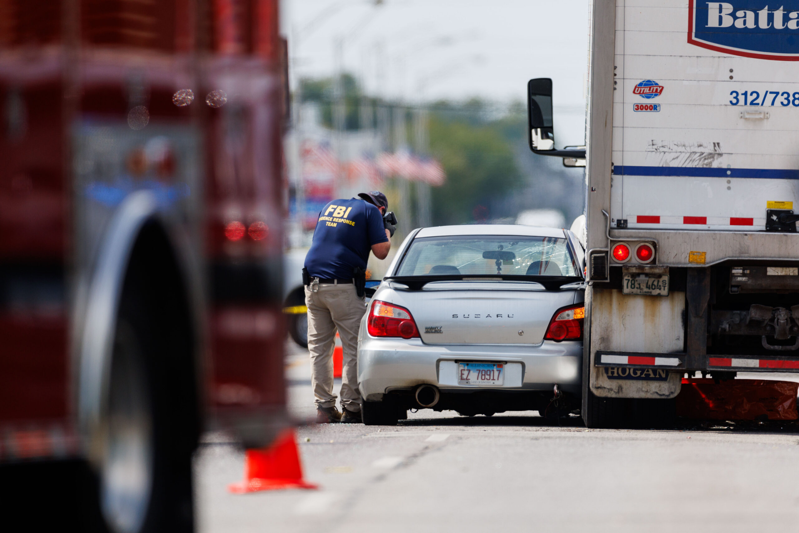 Members of the Federal Bureau of Investigation and other law...
