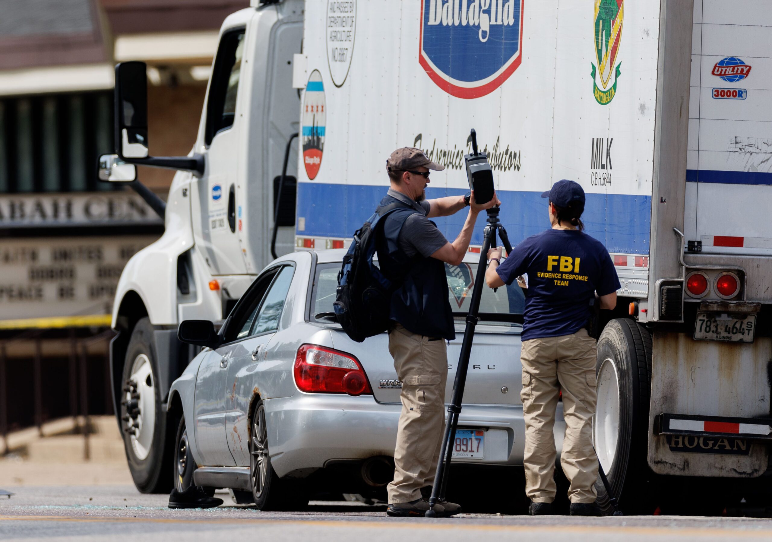 Members of the Federal Bureau of Investigation and other law...