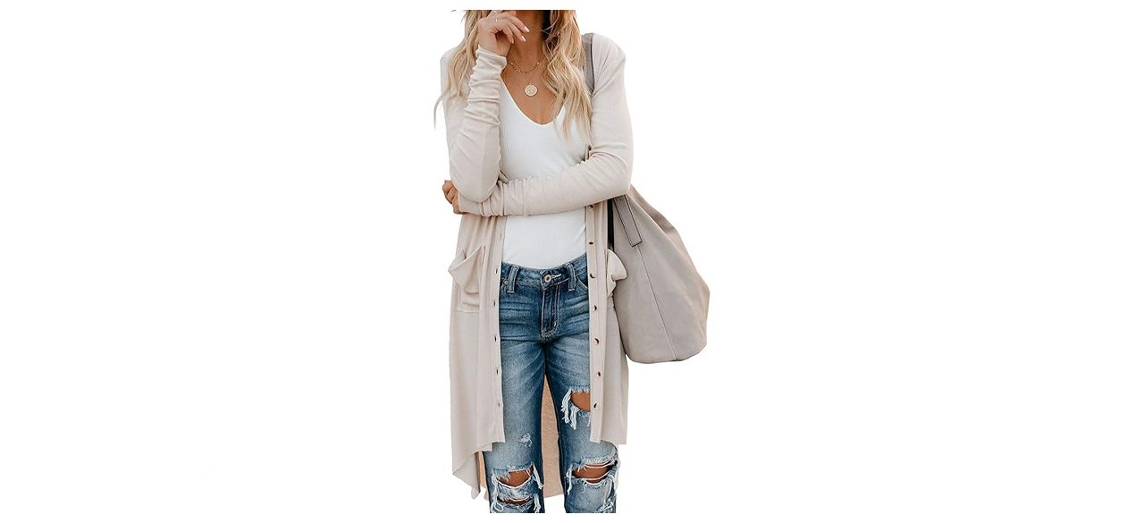 Naggoo Women's Long Cardigan
