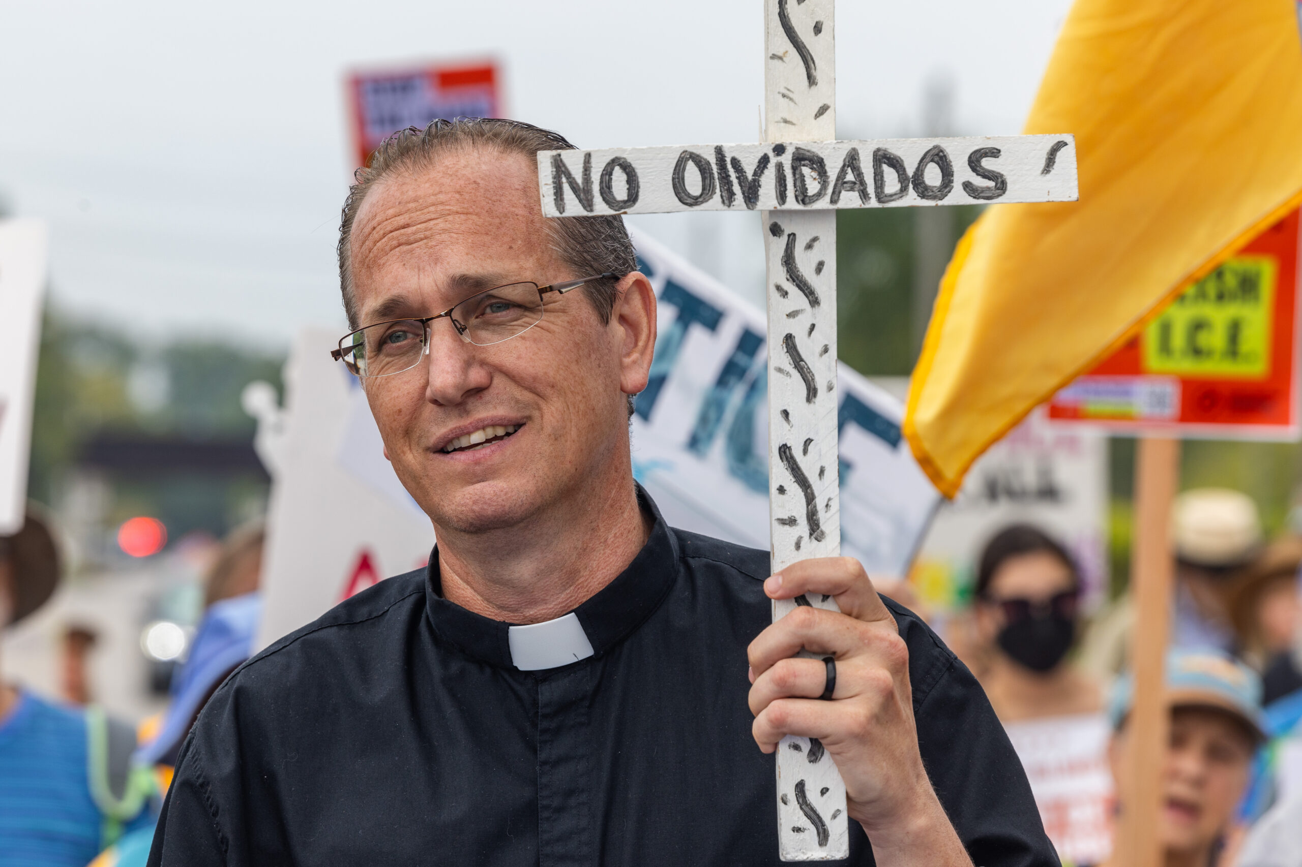 Rev. Brendan Curran, a Dominican Friar who works for The...