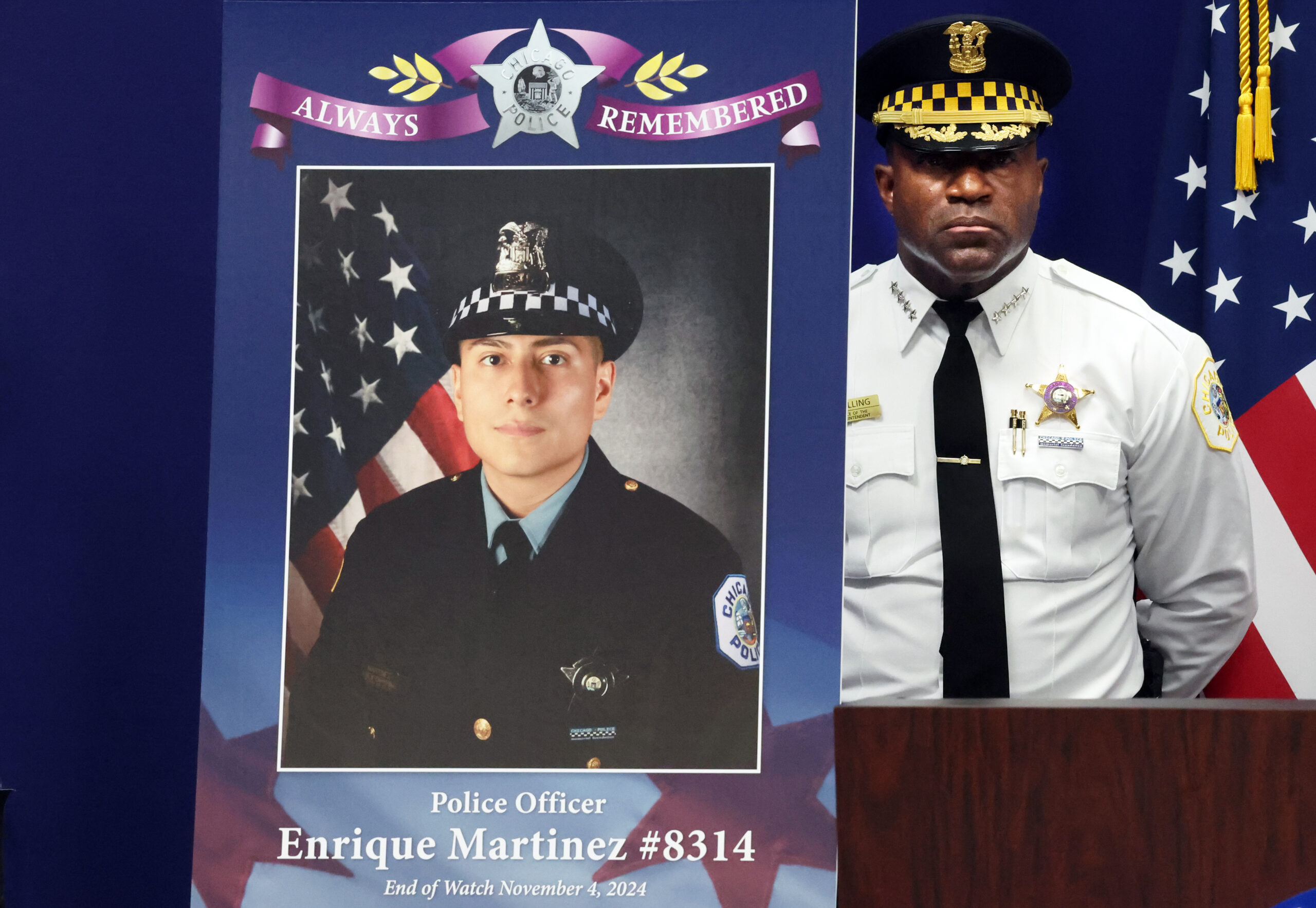 As charges are announced against a suspect in the fatal...