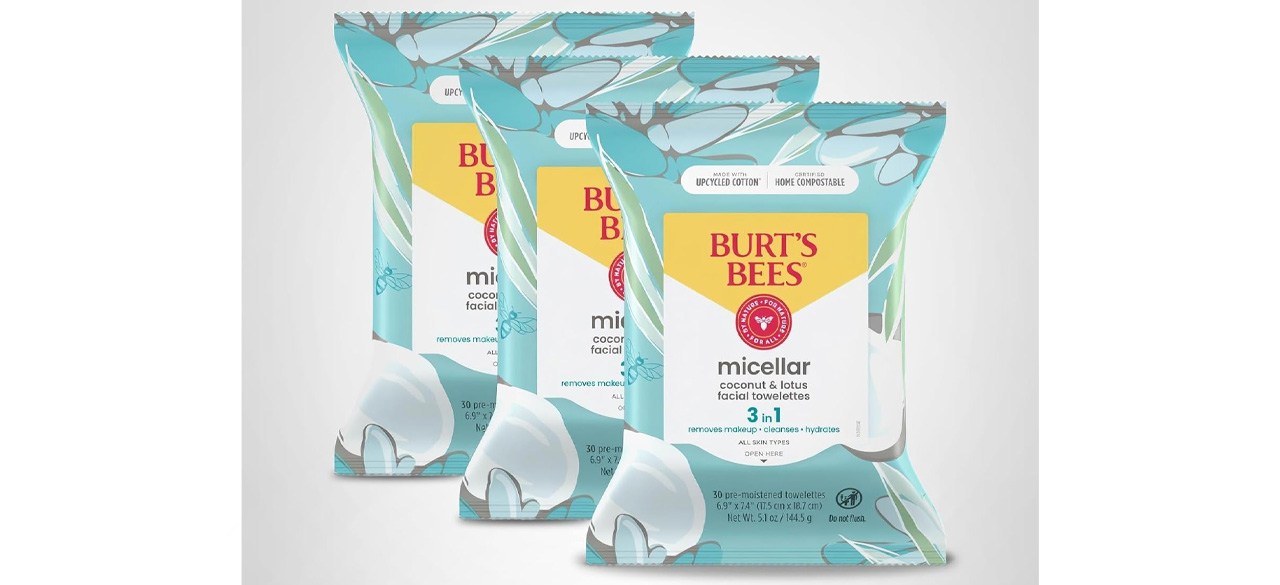 Burt's Bees Coconut and Lotus Micellar Face Wipes