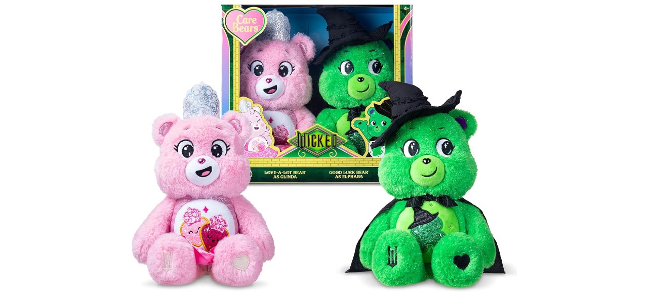 Care Bears - x Wicked 2-Pack - Love-a-Lot Bear as Glinda & Good Luck Bear as Elphaba