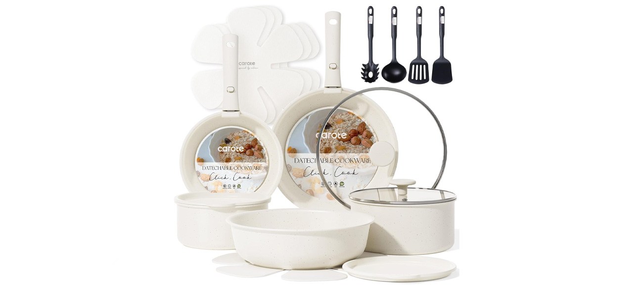 CAROTE 19-Piece Non-stick Pots and Pans Set