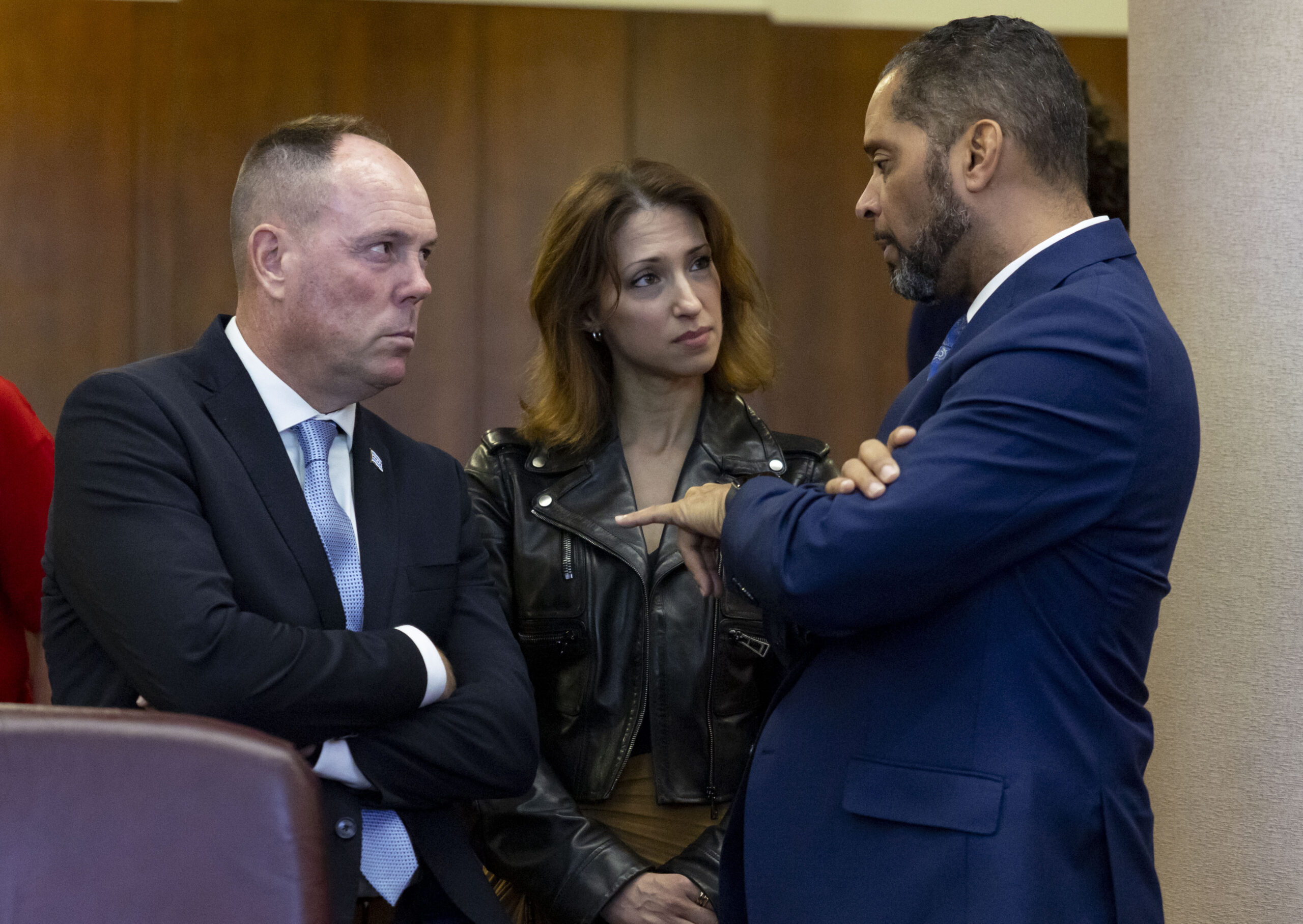 Ald. Matt O'Shea, 19th, from left, Inspector General Deborah Witzburg...