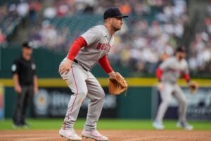 Even in his first year in Boston, Alex Bregman could find himself on the block at the MLB trade deadline if the Red Sox become sellers.