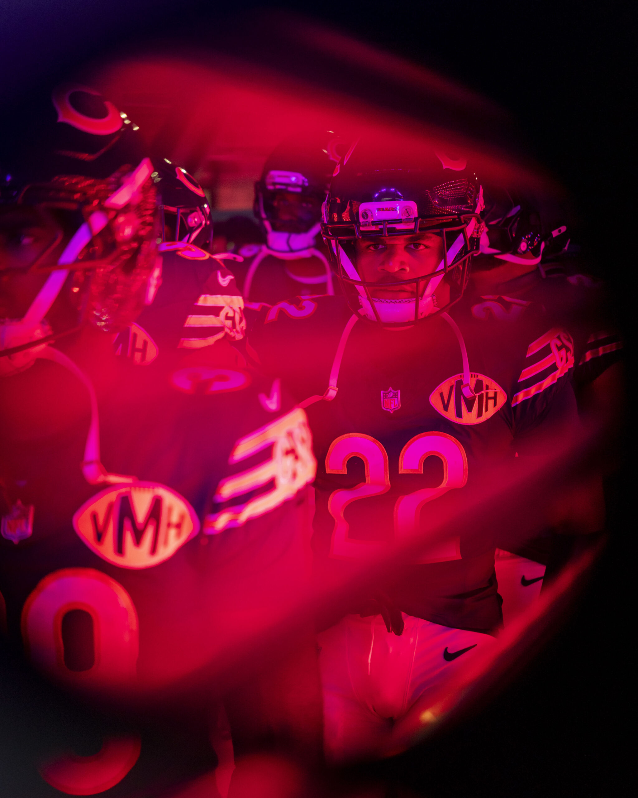 Sept. 21: Chicago Bears safety Elijah Hicks (22) and teammates...