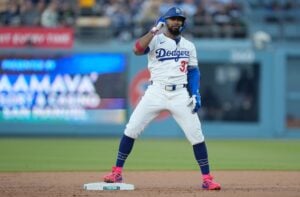 Teoscar Hernández (pictured) and Tommy Edman are set to return to the Dodgers lineup next week.