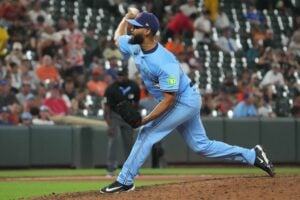 Seranthony Dominguez could be a major bullpen target for the Blue Jays to retain this offseason.