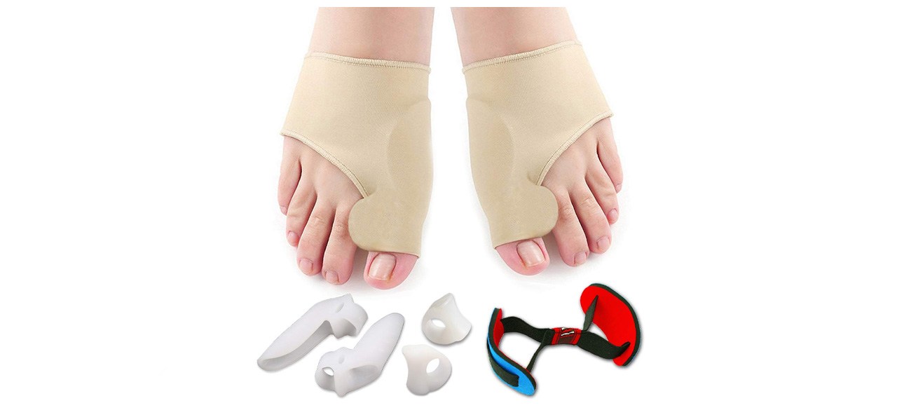 Flyen Bunion Corrector and Bunion Sleeves Kit