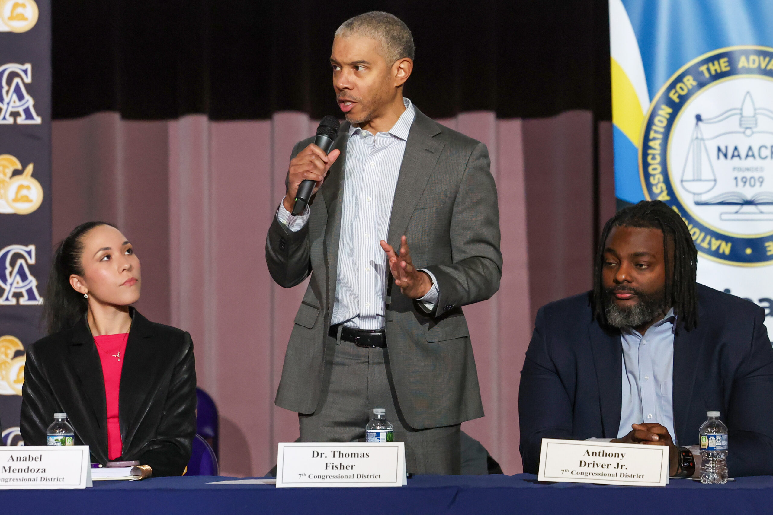 Dr. Thomas Fisher, a candidate for Illinoisâ 7th Congressional District,...