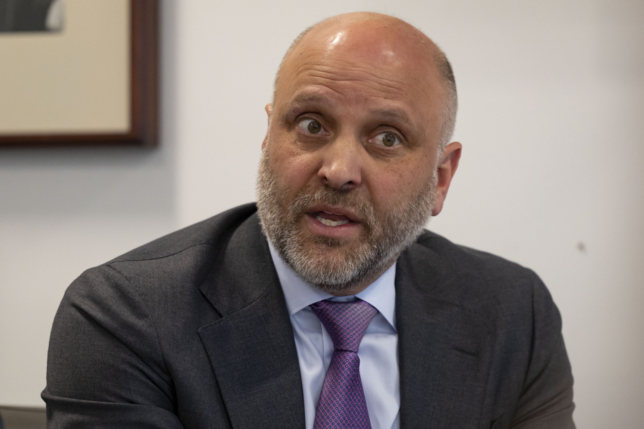 Business owner Jason Friedman, a Democratic candidate for the Illinois'...